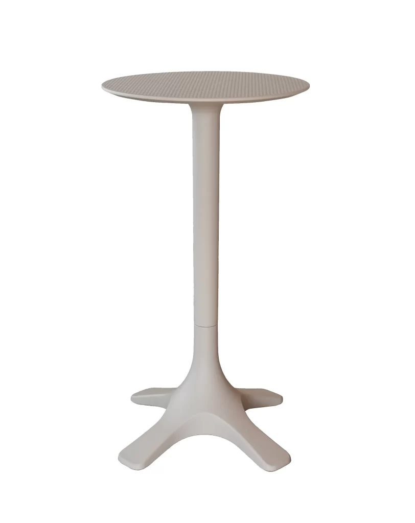 Mesa Bistrô Venice Nude de Polipropileno