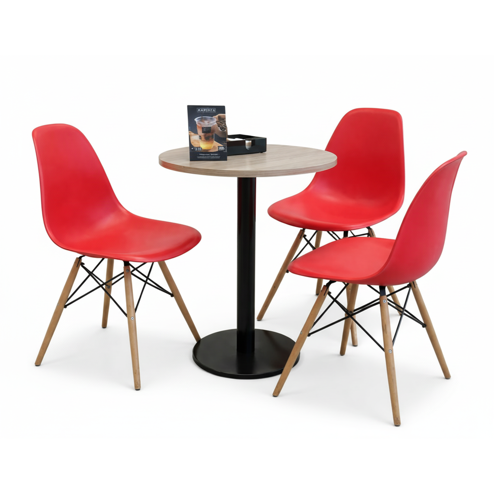 Conjunto de Mesa para Restaurantes com cadeiras Eiffel