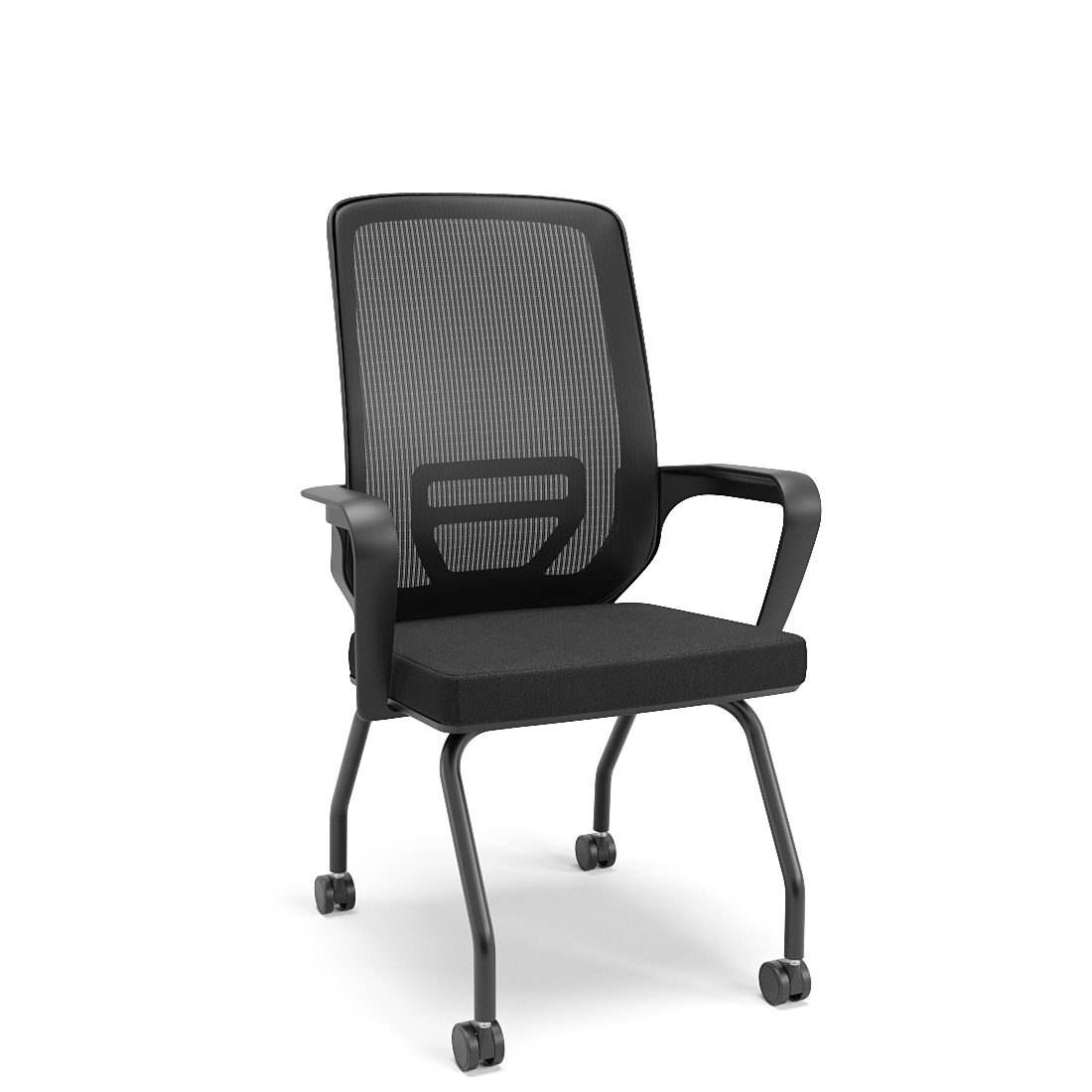 Cadeira Adrix Aproximação 4 pés com rodízio